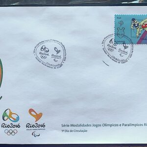 Envelope PVT C 3483 2015 Olimpiadas Paralimpiadas Rio 2016 Taekwondo Luta