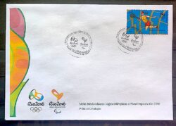 Envelope PVT C 3510 2015 Olimpiadas Paralimpiadas Rio 2016 Tenis