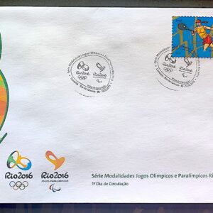 Envelope PVT C 3510 2015 Olimpiadas Paralimpiadas Rio 2016 Tenis