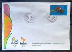 Envelope PVT C 3513 2015 Olimpiadas Paralimpiadas Rio 2016 Hipismo Cavalo