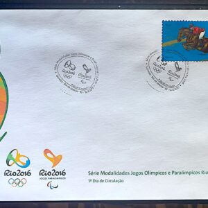 Envelope PVT C 3513 2015 Olimpiadas Paralimpiadas Rio 2016 Hipismo Cavalo