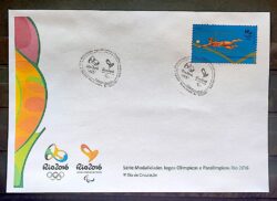Envelope PVT C 3514 2015 Olimpiadas Paralimpiadas Rio 2016 Volei de Praia