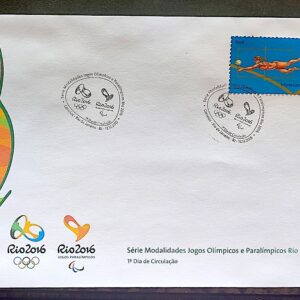 Envelope PVT C 3514 2015 Olimpiadas Paralimpiadas Rio 2016 Volei de Praia