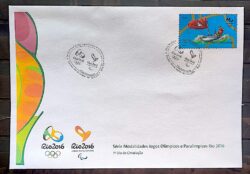 Envelope PVT C 3515 2015 Olimpiadas Paralimpiadas Rio 2016 Vela