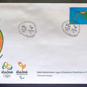 Envelope PVT C 3518 2015 Olimpiadas Paralimpiadas Rio 2016 Tiro Esportivo