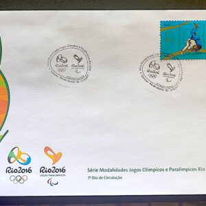 Envelope PVT C 3520 2015 Olimpiadas Paralimpiadas Rio 2016 Judo