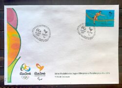 Envelope PVT C 3521 2015 Olimpiadas Paralimpiadas Rio 2016 Atletismo