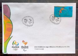 Envelope PVT C 3523 2015 Olimpiadas Paralimpiadas Rio 2016 Atletismo