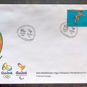 Envelope PVT C 3523 2015 Olimpiadas Paralimpiadas Rio 2016 Atletismo