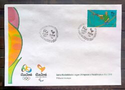 Envelope PVT C 3526 2015 Olimpiadas Paralimpiadas Rio 2016 Tiro Esportivo