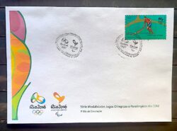 Envelope PVT C 3532 2015 Olimpiadas Paralimpiadas Rio 2016 Hoquei sobre Grama