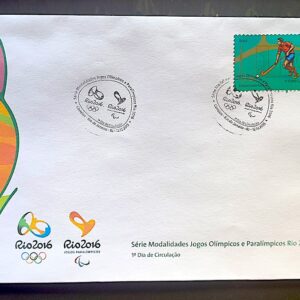 Envelope PVT C 3532 2015 Olimpiadas Paralimpiadas Rio 2016 Hoquei sobre Grama