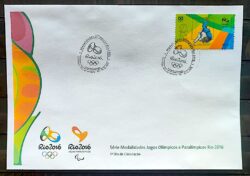 Envelope PVT C 3544 2015 Olimpiadas Paralimpiadas Rio 2016 Judo