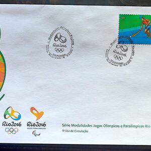 Envelope PVT C 3546 2015 Olimpiadas Paralimpiadas Rio 2016 Hoquei sobre Grama