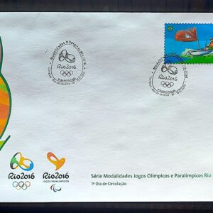 Envelope PVT C 3556 2015 Olimpiadas Paralimpiadas Rio 2016 Vela Navio