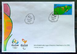Envelope PVT C 3557 2015 Olimpiadas Paralimpiadas Rio 2016 Tiro Esportivo