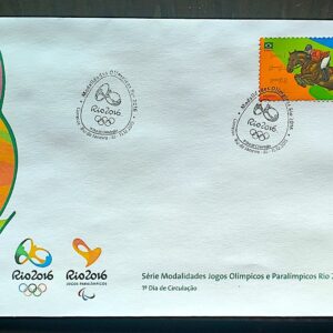 Envelope PVT C 3560 2015 Olimpiadas Paralimpiadas Rio 2016 Hipismo Cavalo