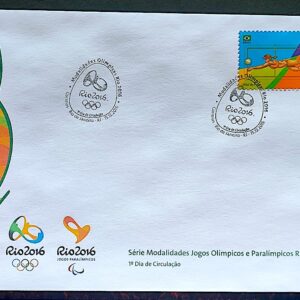 Envelope PVT C 3563 2015 Olimpiadas Paralimpiadas Rio 2016 Volei de Praia