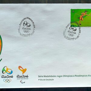 Envelope PVT C 3564 2015 Olimpiadas Paralimpiadas Rio 2016 Atletismo