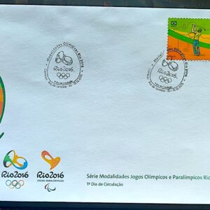 Envelope PVT C 3566 2015 Olimpiadas Paralimpiadas Rio 2016 Golfe