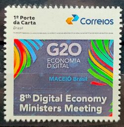 SI 33 Selo Institucional Reuniao Grupo Trabalho Economia Digital G20 Maceio Alagoas 2024