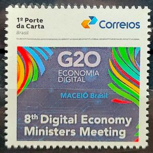 SI 33 Selo Institucional Reuniao Grupo Trabalho Economia Digital G20 Maceio Alagoas 2024