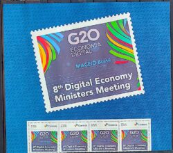 SI 33 Selo Institucional Reuniao Grupo Trabalho Economia Digital G20 Maceio Alagoas 2024 Vinheta e 4 Unidades