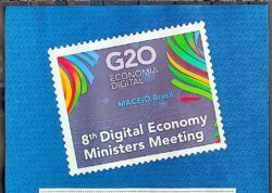 SI 33 Vinheta do Selo Institucional Reuniao Grupo Trabalho Economia Digital G20 Maceio Alagoas 2024