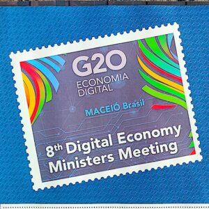 SI 33 Vinheta do Selo Institucional Reuniao Grupo Trabalho Economia Digital G20 Maceio Alagoas 2024