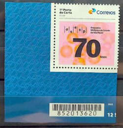 SI 34 Selo Institucional Orquestra Sinfonica Sao Paulo Musica 2024 Codigo de Barras
