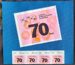 SI 34 Selo Institucional Orquestra Sinfonica Sao Paulo Musica 2024 Vinheta e 4 Unidades