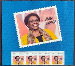 SI 36 Selo Institucional Homenagem a Luiza Bairros Comunicacao Mulher 2024 Porta-Retrato