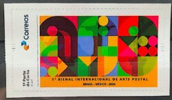 SI 38 Selo Institucional Bienal de Arte Postal Mexico 2024