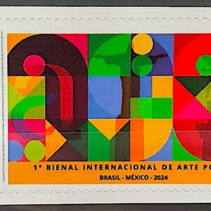 SI 38 Selo Institucional Bienal de Arte Postal Mexico 2024