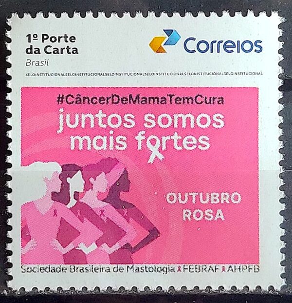 SI 38 Selo Institucional Combate ao Cancer de Mama Mulher Saude 2024