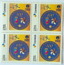 SI 43 Selo Institucional Centenario da Diretoria de Engenharia Naval Marinha Militar Navio 2024 Quadra