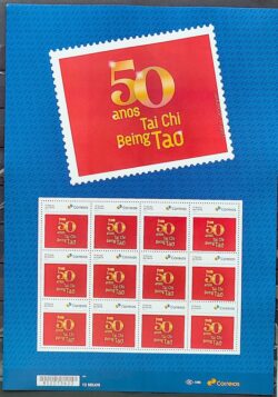 SI 40 Selo Institucional 50 Anos do Tai Chi Being Tao Chuan China 2024 Folha