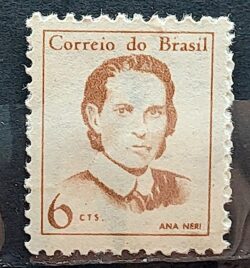 Selo Regular RHM 530 Mulheres Famosas Ana Neri Enfermagem Saude 1967 MH