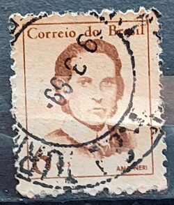 Selo Regular RHM 530 Mulheres Famosas Ana Neri Enfermagem Saude 1967 Circulado 1