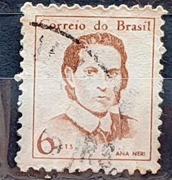 Selo Regular RHM 530 Mulheres Famosas Ana Neri Enfermagem Saude 1967 Circulado 7