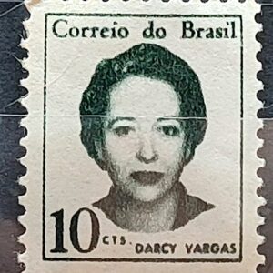 Selo Regular RHM 531 Mulheres Famosas Darcy Vargas 1969