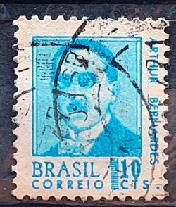 Selo Regular RHM 532 Presidentes da Republica Arthur Bernardes 1967 Circulado 6