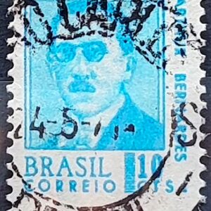 Selo Regular RHM 532 Presidentes da Republica Arthur Bernardes 1967 Circulado 8