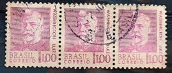 Selo Regular RHM 535 Presidentes da Republica Washington Luiz 1968 Terno Circulado