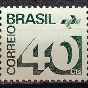 Selo Regular RHM 544 Tipo Cifra 40 Cts 1973