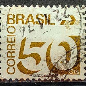 Selo Regular RHM 545 Tipo Cifra 50 Cts Com FSF 1974 Circulado 1