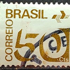 Selo Regular RHM 545 Tipo Cifra 50 Cts Com FSF 1974 Circulado 5