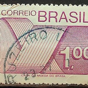 Selo Regular RHM 552 Tipo Gravura CrS 1 Com FSF 1974 Circulado 2