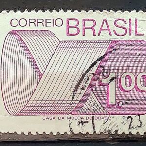 Selo Regular RHM 552 Tipo Gravura CrS 1 Com FSF 1974 Circulado 4