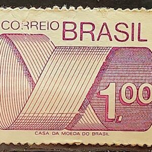 Selo Regular RHM 552 Tipo Gravura CrS 1 Com FSF 1974 Circulado 5